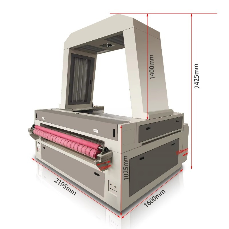 Mesin Pemotong Laser Kamera CC - Industrial Laser Fabric Cutting Machine ulasan dan harga