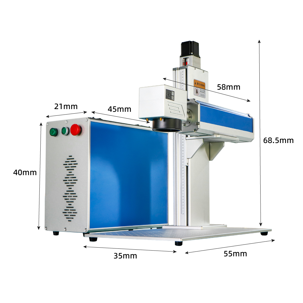Mesin Pengukir Laser Serat Ray - Industrial Laser Engraver For Metal ulasan dan harga