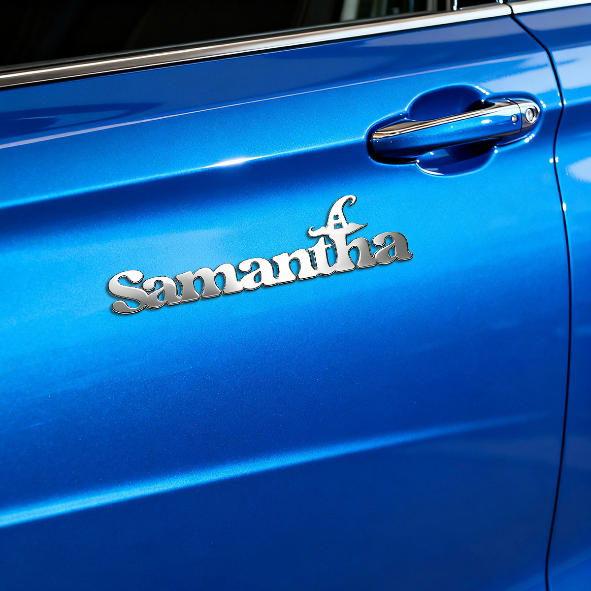 Stiker Emblem Balap Mobil 3D L - Industrial Laser Power ulasan dan harga