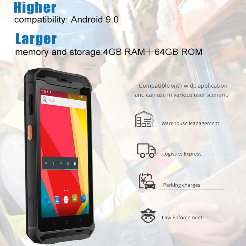 RUGLINE PDA Android 5.5 inci 4 - Industrial Laser Scanner ulasan dan harga